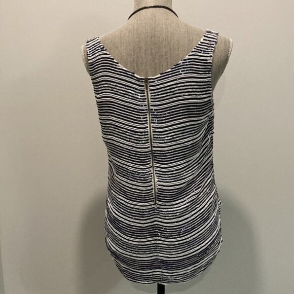 Armani Collezioni Striped Sequins Tank-Top medium - Picture 6 of 13